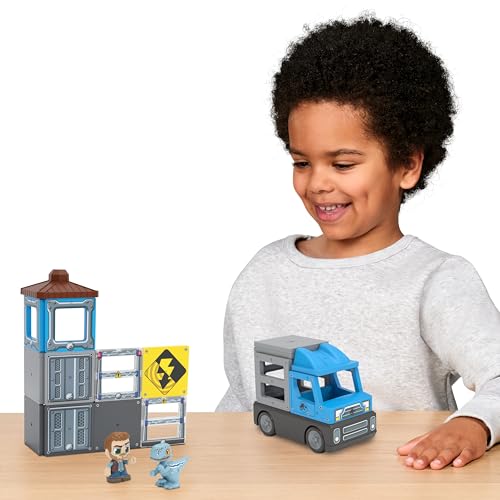 Tile Town magnetic-figure dinosaur-blue brings lifelike play interactions