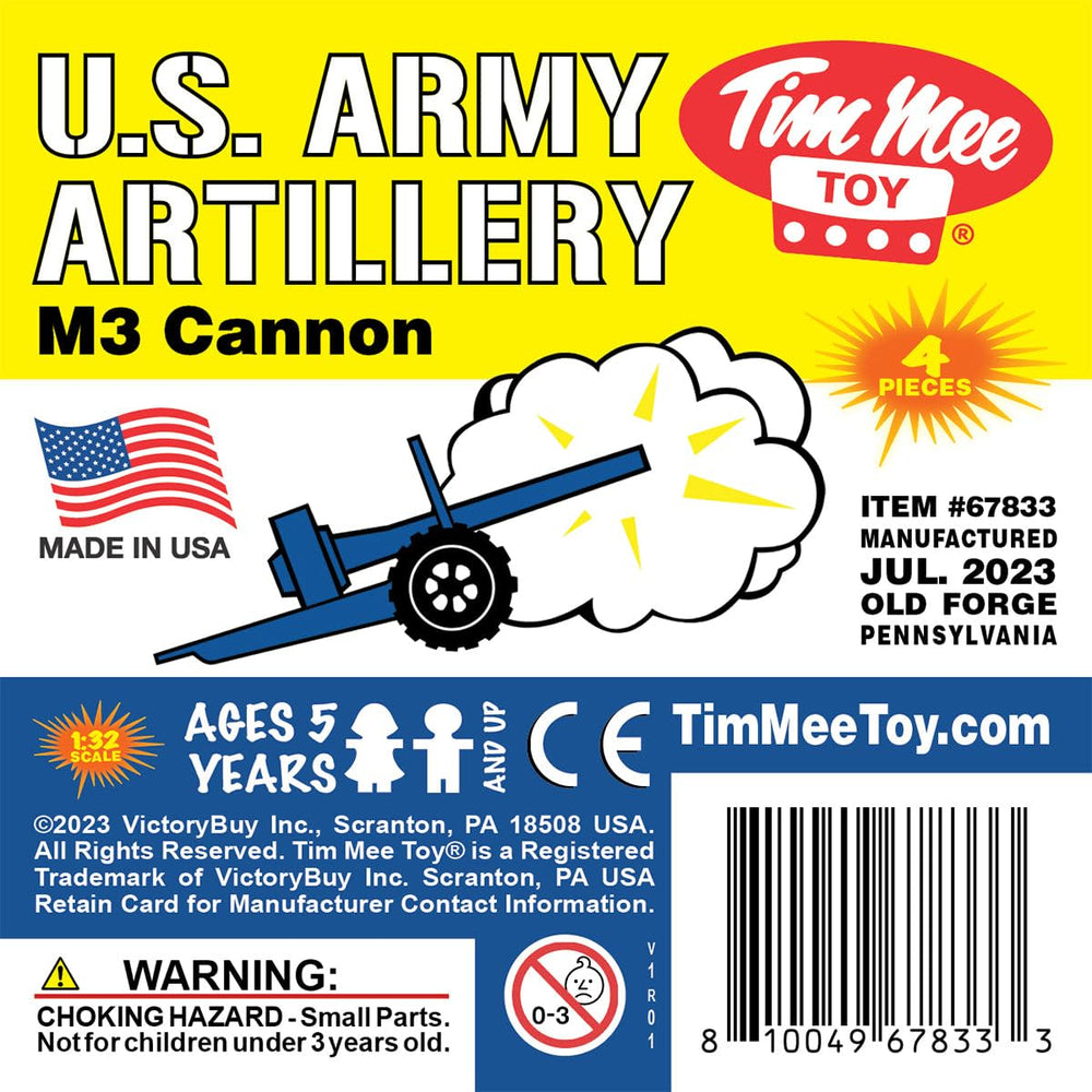 Tim Mee Toy blue anti-tank cannons inspire imaginative play outdoors