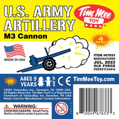 Tim Mee Toy blue anti-tank cannons inspire imaginative play outdoors