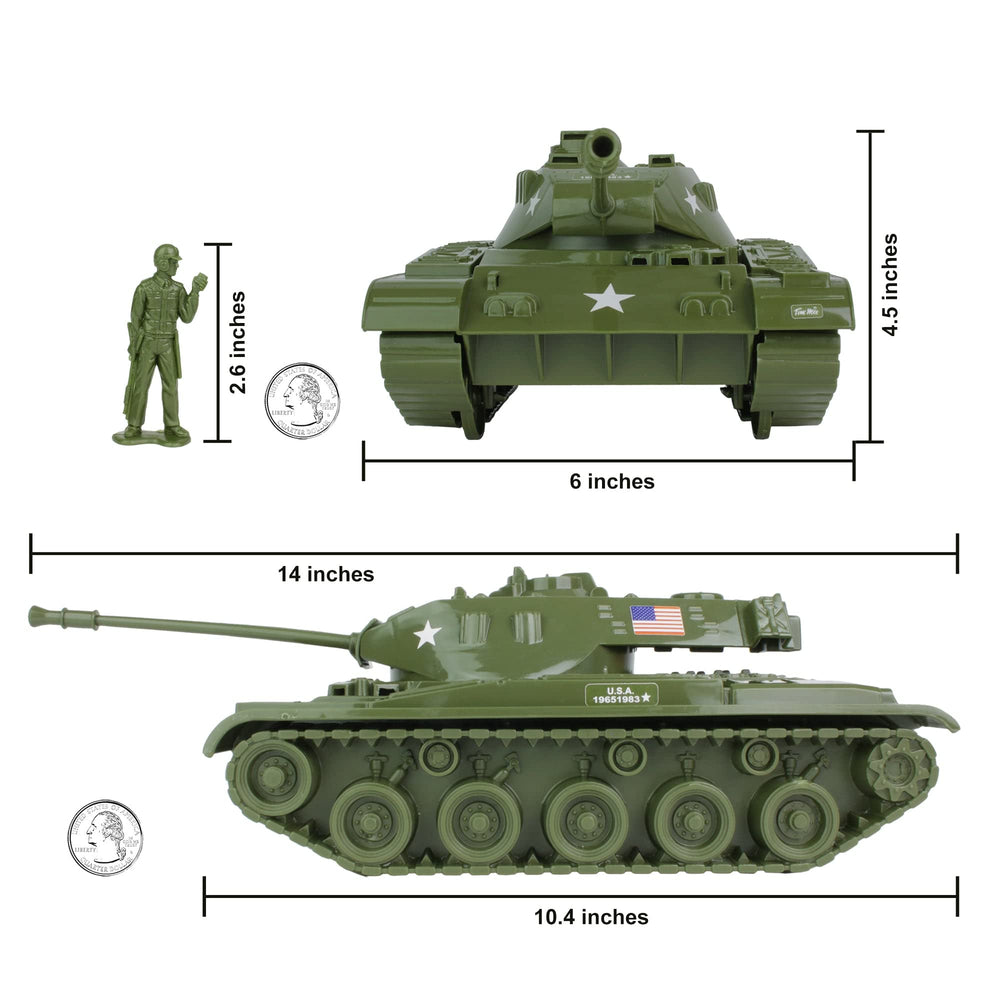 Tim Mee Walker Bulldog Tank top view highlights proportions and scale