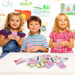 Timenued classroom activity cards designed for collaborative learning