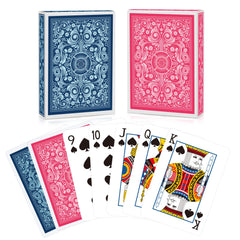Timenued pink deck of playing cards with vibrant suits for lively game nights.
