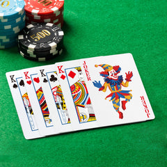 Timenued playing cards two-decks green-orange offer versatile gameplay options.