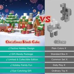 Timetome gift box blocks show color coordination for pattern recognition.