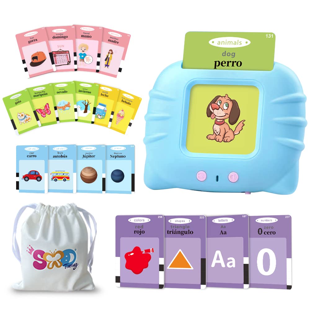 TimingSXD Spanish-English flashcards letters for early literacy skills