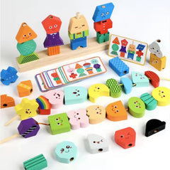 Timixy gift-ready Montessori toy box showcases a versatile learning set.