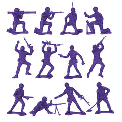 Tim Mee Toy Purple bazookaman Army figure for dynamic action scenes