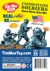 Classic US infantry TimMee figures evoke Cold War era play scenarios