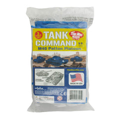 Tim Mee Toy M48 Patton blue tank length 6.5in helps scale-focused setups.