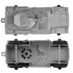 Tim Mee Toy Recon Patrol armored car gray turret rotation enables interactive play