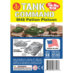 Sticker sheet included with classic insignias for Tim Mee Toy tanks
