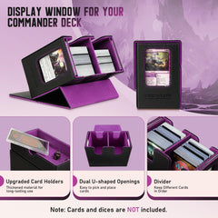 TiMOVO MTG deck box magnetic closure keeps securely shut during transit.