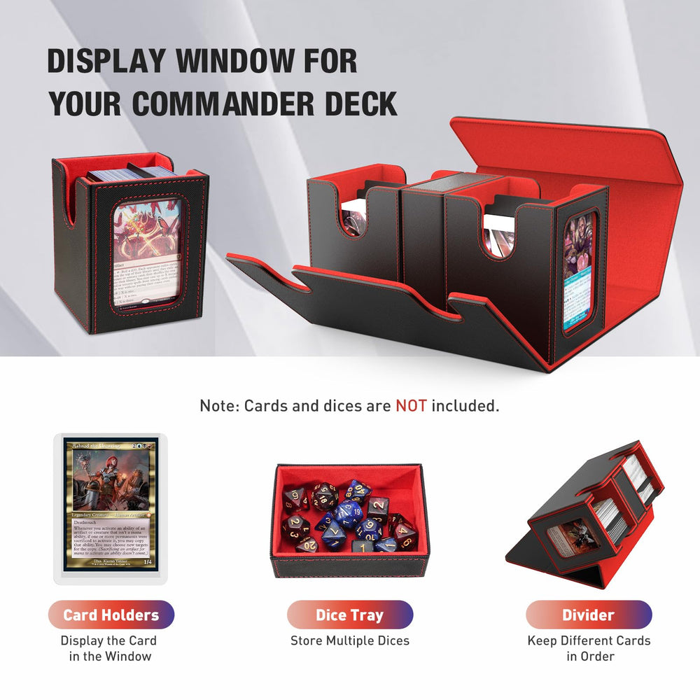 TiMOVO MTG deck box magnetic closure keeps cards secure during transport