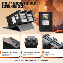 TiMOVO MTG box uses six dividers for tidy categorization.