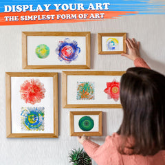 TingingYuli splatter guard helps keep surfaces clean during painting moments.