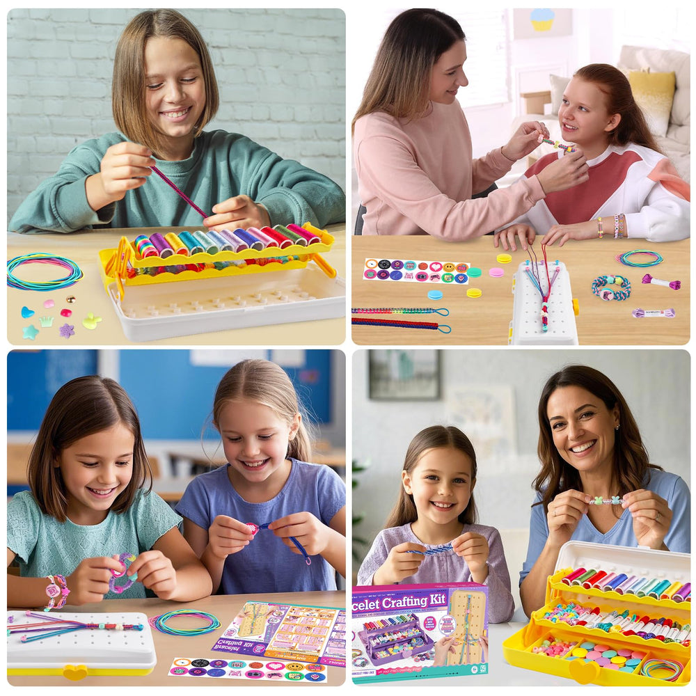 TingingYuli vibrant thread bundles for colorful bracelet designs