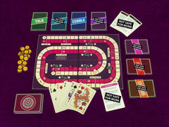 Tingletouch Poker for Couples game board and pawns in view.