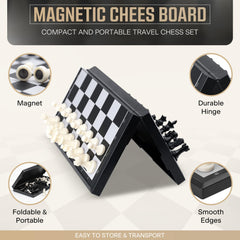 Tinibean folding board with storage keeps pieces organized for on-the-go games.