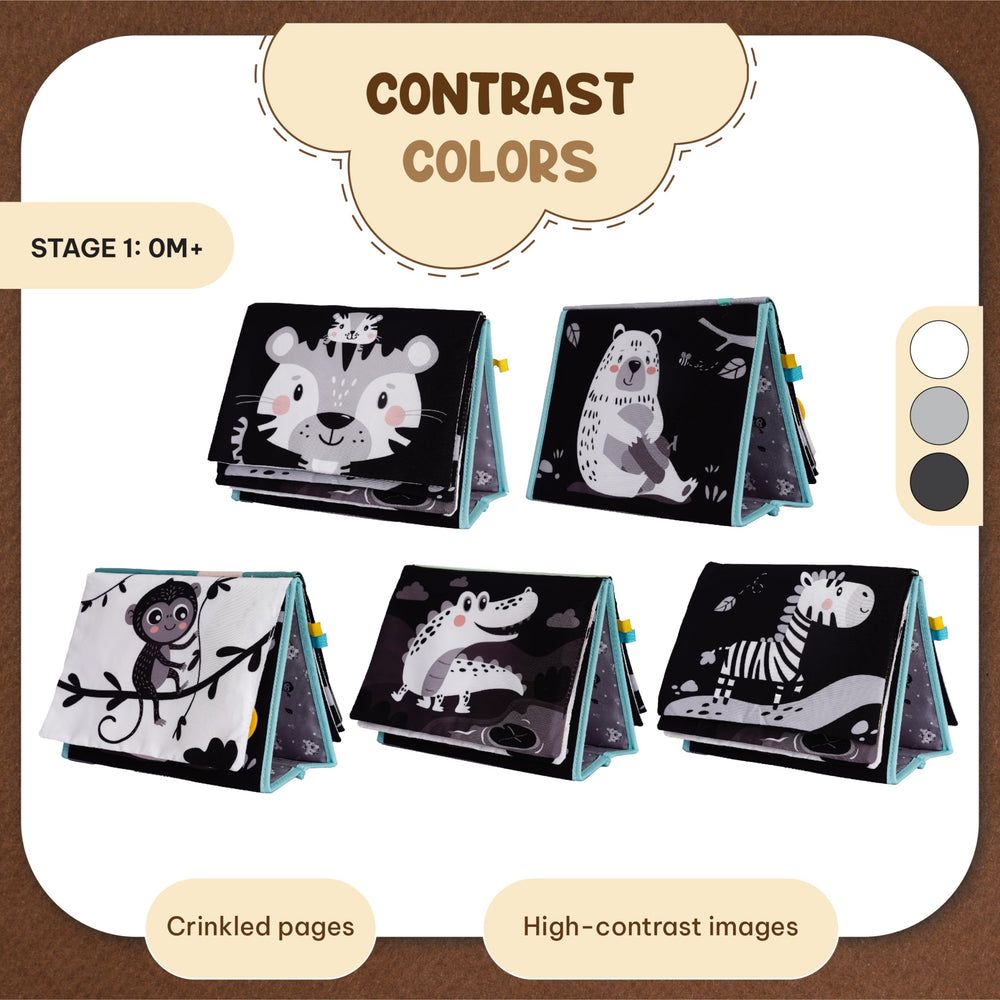 TINITIGIES high-contrast-baby-book stimulates early sight and recognition