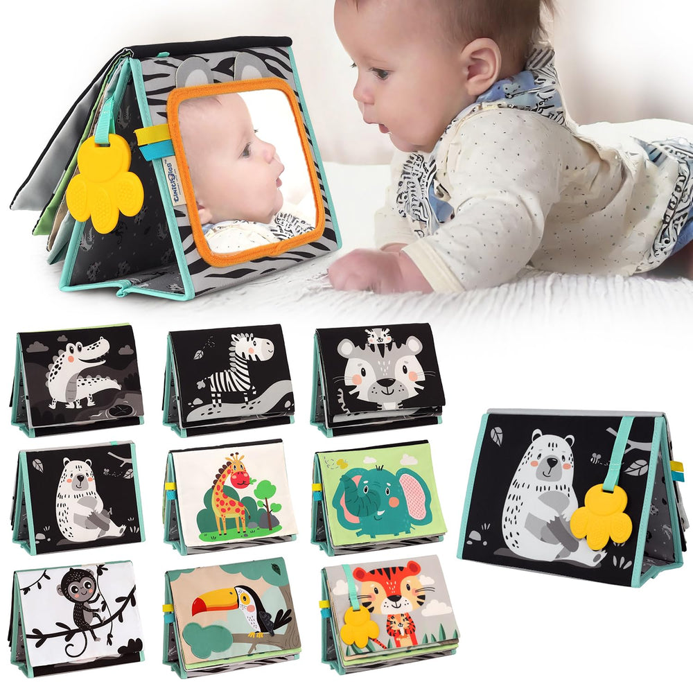 TINITIGIES tummy time mirror surface promotes visual exploration during play