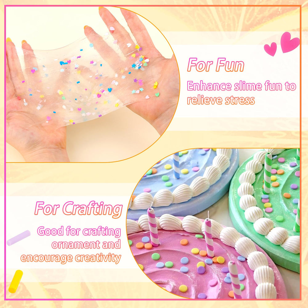 TINKRSTUFF fake sprinkle flower cute embellishment for nails
