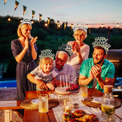 TINKSKY Amosfun sparkling headband under lights adds glow