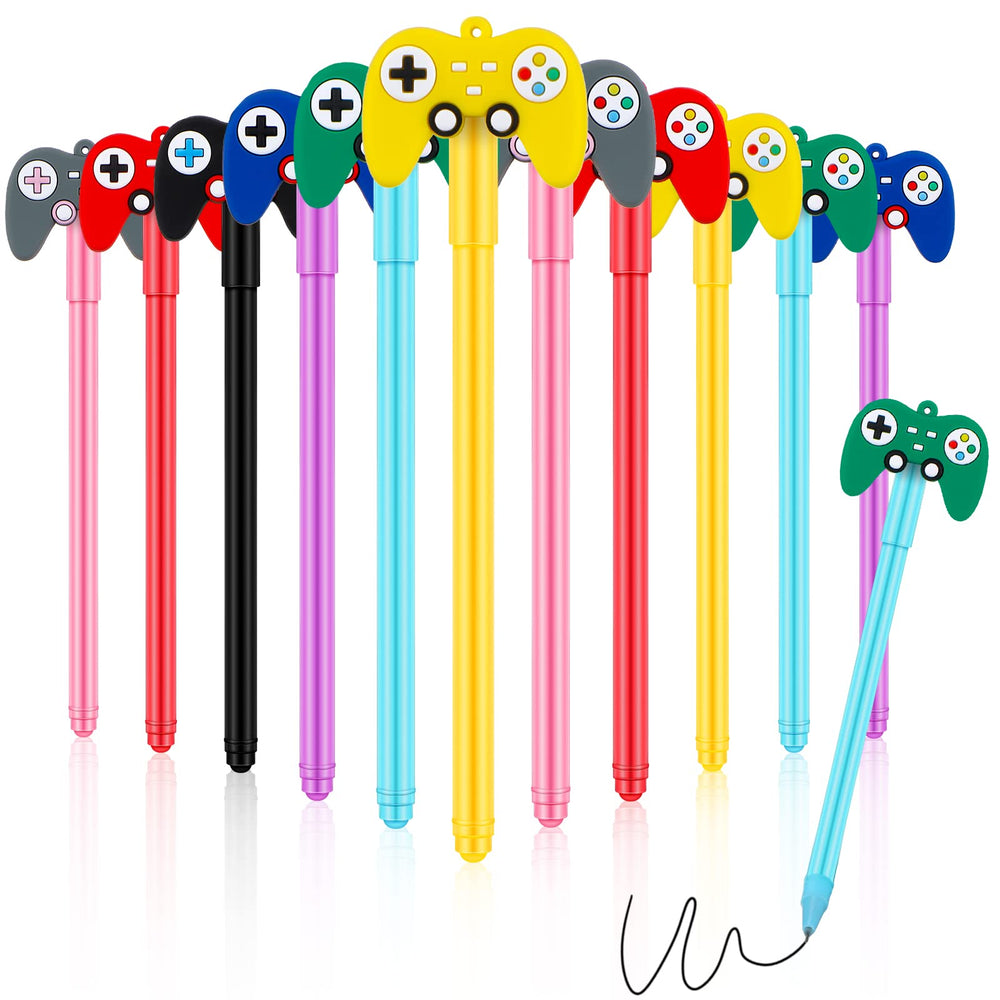 Tinlade 24-pcs gamepad pen caps, ideal party favors for birthdays