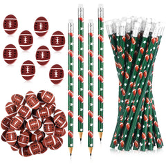 Tinlade football pencils design A for classroom writing and daily practice