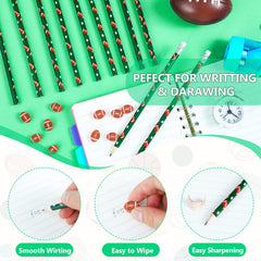 Tinlade football pencils design C four patterns spark learning and creativity