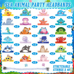 Tinlade sea animal hats crab design close-up, adds playful charm to kids' birthday celebrations.