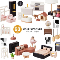 Tiny Land Doll House balcony scene for open-ended conversations and shared playtime