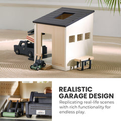 Tiny Land wooden construction with smooth edges for safe, durable play.