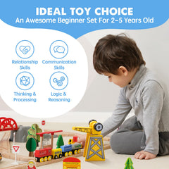 Tiny Land durable wood construction withstands active play.