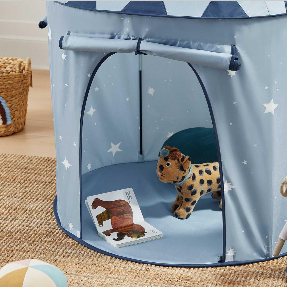 Tiny Land easy-clean material keeps tent tidy after messy play