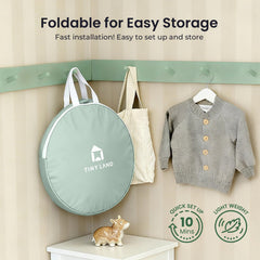 Tiny Land Tent reinforced stitching enhances durability for everyday use
