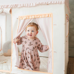 Tiny Land pink themed tent adds magical bedroom decor