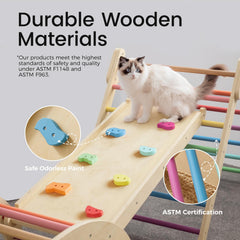 Folding safety feature keeps frame secure during play