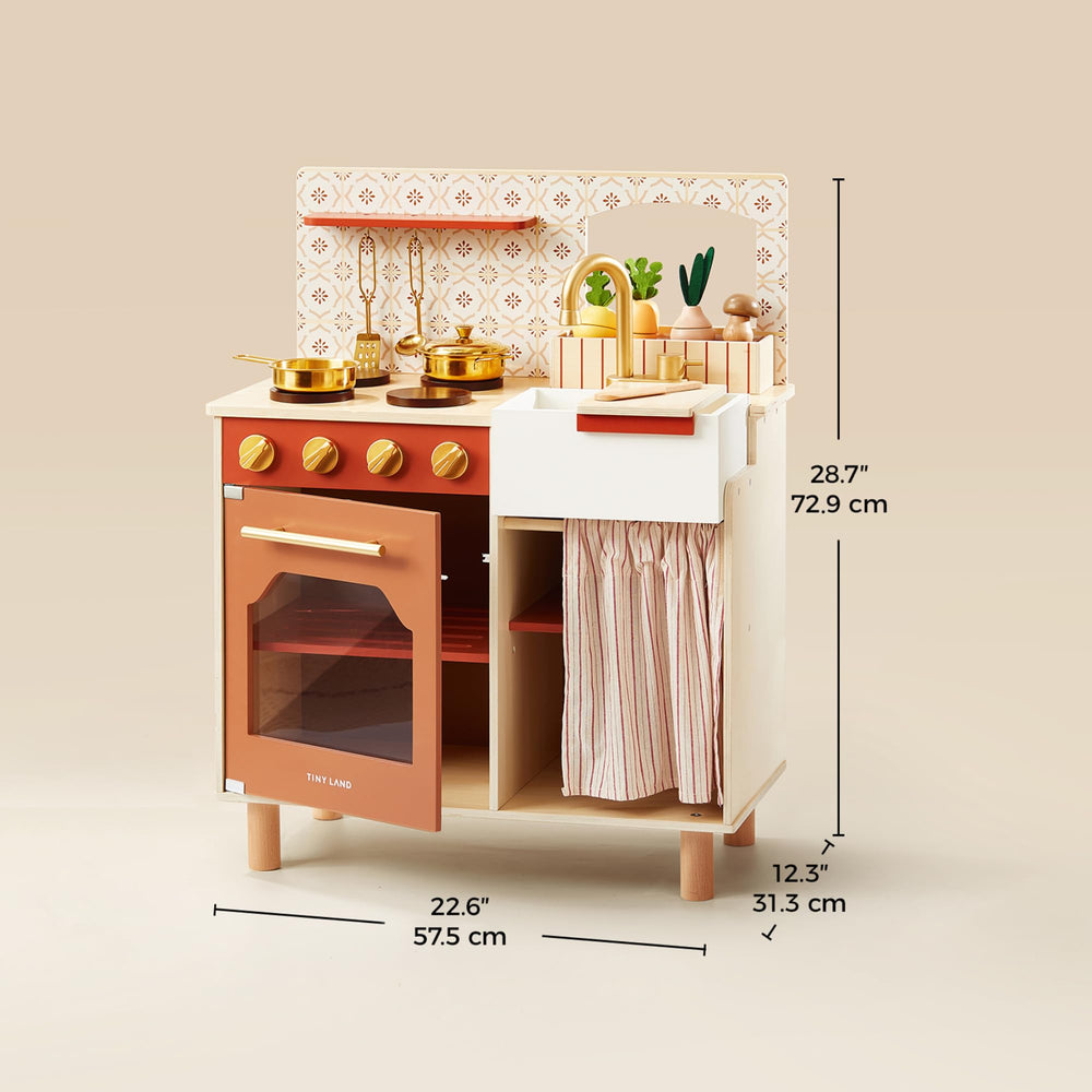 Tiny Land natural wood finish with polished edges