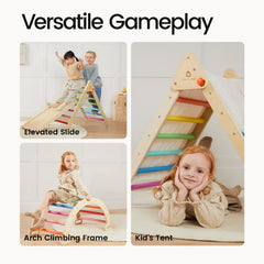 Tiny Land Rainbow climbing toy seven modes promote motor skills and imaginative play