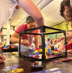 Sabotage Cards from Tiny Laser Heist expansion create twists