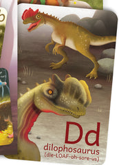 Tiny Worlds B-T-Rex card strengthens phonics and keeps kids engaged in alphabet practice.