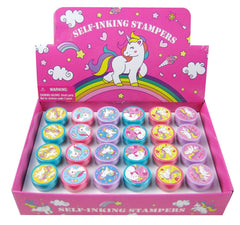 TINYMILLS unicorn stampers pack for kids, a colorful party favor that sparks creativity.