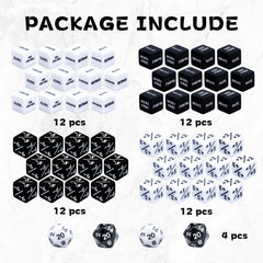 Tinzum MTG keywords dice set reading counters clearly labeled