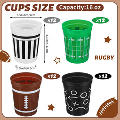 Tioncy football cups design 2 adds sporty flair and practical capacity.