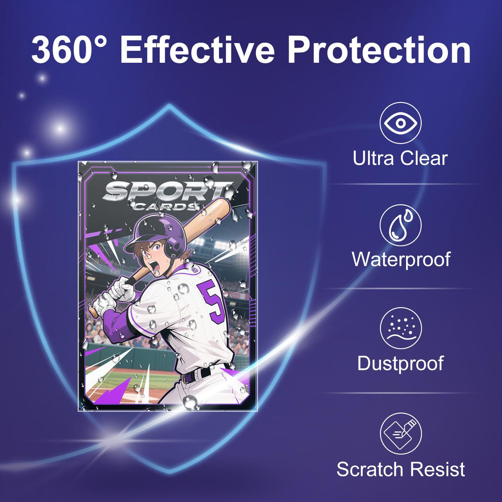 TiopLior non-PVC acid-free polypropylene sleeves protect cards safely over time.