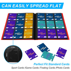 TiopLior standard card-size fit accommodates most trading cards.