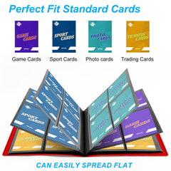 TiopLior standard pockets fit 2.5 x 3.5 inch cards.