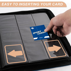 TiopLior blue back cover highlighting portable organization in blue