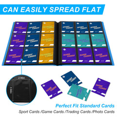 Durable polypropylene construction protects cards from bending and creasing