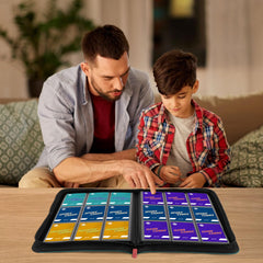 TiopLior binder standalone on desk for flexible collection display